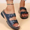 Fashionable Women Shoes Sandals Summer Platform Wedge SlipOn Sandals Lightweight Casual Female Walk 2