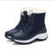 Stylish Womens Boots Snow Flat Women Booties Lace Up Ladies Shoes Fashion Ankle Boots Warm New Wome 5