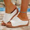 Soft Summer Sandals For Women SlipOn Wedge Shoes Ladies Plus Size Casual Comfort Footwear 0
