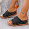 Soft Summer Sandals For Women SlipOn Wedge Shoes Ladies Plus Size Casual Comfort Footwear 2