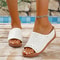 Soft Summer Sandals For Women SlipOn Wedge Shoes Ladies Plus Size Casual Comfort Footwear 9