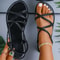 Summer Fashion Sandals For Women Plus Size Party Sandals Soft Flat Footwear For Elegant Style 5