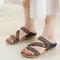 Chic Summer Woman Sandals Shoes Plus Size Lightweight Walking Shoes Wedge Sandals Stylish Female S 3
