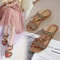 Chic Summer Woman Sandals Shoes Plus Size Lightweight Walking Shoes Wedge Sandals Stylish Female S 1