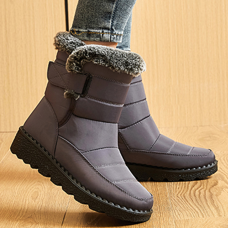 Stylish Snow Women Boots Soft Womens Boots Platform Ladies Shoes Fur Keep Warm Boots Ladies New Plu 1