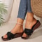 Stylish Summer Sandals For Women Casual Wedge Slides NonSlip Fashion Sandals For Ladies Lightweight 4