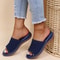 Retro Fashion Sandals For Women Summer Stylish Wedge SlipOn Party Shoes Elegant Female Sandal Desig 0