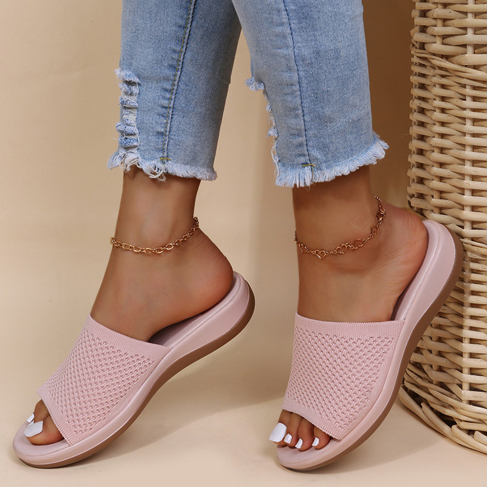 Retro Fashion Sandals For Women Summer Stylish Wedge SlipOn Party Shoes Elegant Female Sandal Desig 1