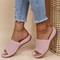 Retro Fashion Sandals For Women Summer Stylish Wedge SlipOn Party Shoes Elegant Female Sandal Desig 1