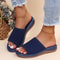 Retro Fashion Sandals For Women Summer Stylish Wedge SlipOn Party Shoes Elegant Female Sandal Desig 3