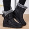 Fashion Womens Boots Snow Casual Platform Ladies Shoes Mid High Winter Boots For Girls Trendy Botas 0