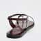Womens Summer Cross Strap Flat Sandals With Buckle Fashion Metal Over Toe Casual Slippers Lightweig 4