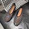 Womens Luxury Glitter Rhinestone Mesh Flats Designer Summer Mules Fashion Loafers Elegant Breathab 4