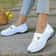 Simple Womens Summer Shoes Solid Color Mom Shoes Lightweight Casual Sneakers 13