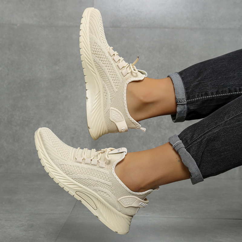 Trendy Fly Weaving Women Shoes, New Fashion Leisure Sports Single Shoes Wholesale Factory Casual Sneakers