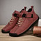 Handmade Leather Casual Men Shoes, Stylish Breathable Sneakers & Durable Outdoor Ankle Boots