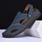 Mens Handmade Breathable Leather Summer Sandals Outdoor Antiskid Hollow Beach Shoes For Stylish Com 6