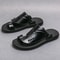 Stylish Mens Leather Sandals For Summer Business Soft NonSlip Comfortable Casual Outdoor Beach Shoe 1