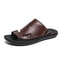 Stylish Mens Leather Sandals For Summer Business Soft NonSlip Comfortable Casual Outdoor Beach Shoe 8