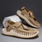 Waterproof Breathable Summer Knitted Men Sandals, Casual Outdoor Beach Shoes for Men, Stylish & Comfortable Summer