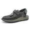 Waterproof Breathable Summer Knitted Men Sandals, Casual Outdoor Beach Shoes for Men, Stylish & Comfortable Summer