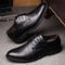 Luxury Classic Mens Leather Shoes British Style Autumn Dress Shoes Comfort Casual Business Wedding 2