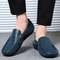 Luxury Italian Designer Mens Loafers Soft Genuine Leather Casual Moccasins Breathable SlipOn Boat S 3