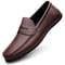 Luxury Genuine Leather Men Casual Shoes Breathable Formal Dress Loafers SlipOn Boat Shoes For Styl 7