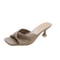 Elegant Sexy Pointed Toe Mule High Heels Womens Mixed Color SlipOn Fashion Slides For Summer Party 5
