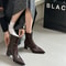 Elegant High Heel Pointed Toe Women Ankle Boots Slim Short Booties For Autumn Winter Ladies 1