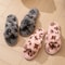 Luxury Fluffy Womens Slippers Designer Fuzzy Fur Slides Plush Flats For Autumn Winter Home Comfort 0