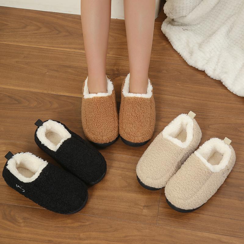 Luxury Fluffy Womens Slippers Winter Ankle Boots Elegant Plush Fuzzy Fur Indoor Slides With Platfo 1