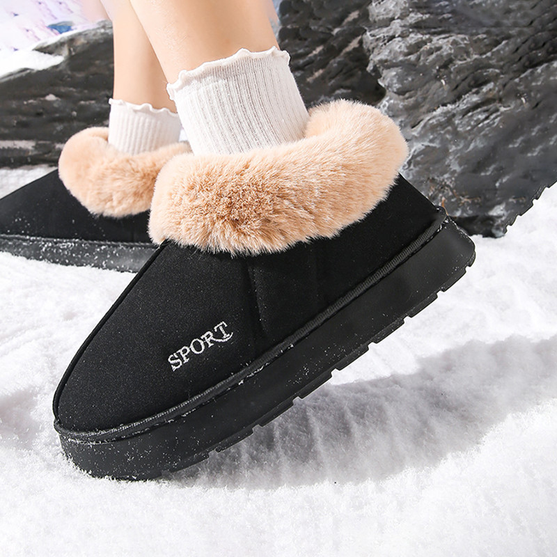 Luxury Fluffy Womens Slippers Plush Designer Ankle Boots Cozy Indoor Fuzzy Fur Winter Shoes For Wo 1