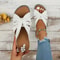 Chic Womens Sandals Sweet Summer Shoes Woman Heels Sandals Comfortable Summer Slippers Heeled Foot 5