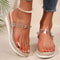 Trendy Womens Sandals Fashion PVC Wedge Heels Stylish Heeled Sandals Summer Footwear For Women 4