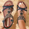 Bohemia Style Womens Wedge Heel Sandals Summer Beach Sandals New Casual Shoes For Women 6