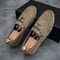 PU Leather Faux Suede Breathable Slipon Driving Loafers New Men Casual Fashion Sneakers For Classic 6