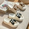 Premium Trendy Cartoon Designer Summer Sandals Casual Womens Slippers For Home Bathroom Platform Be 4
