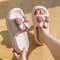Premium Trendy Cartoon Designer Summer Sandals Casual Womens Slippers For Home Bathroom Platform Be 1