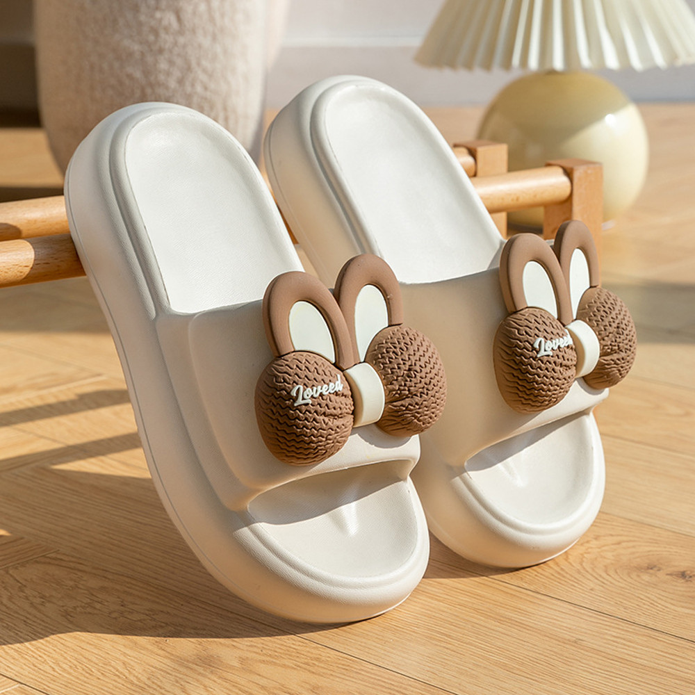 Premium Trendy Cartoon Designer Summer Sandals Casual Womens Slippers For Home Bathroom Platform Be 6