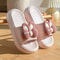 Premium Trendy Cartoon Designer Summer Sandals Casual Womens Slippers For Home Bathroom Platform Be 8