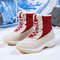 Warm Fur Womens Boots Snow Platform Shoes Lightweight Ankle Winter Boots For Women Cozy Stylish  Du 2