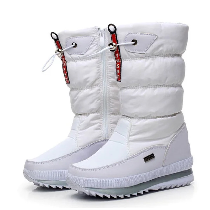 Fashion Women Winter Boots Thick Plush Waterproof Snow Shoes NonSlip Warm Fur Platform Boots For Co 7