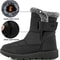 Waterproof Winter Boots For Women Long Plush Faux Fur Snow Boots Warm Cotton Platform Shoes For St 2