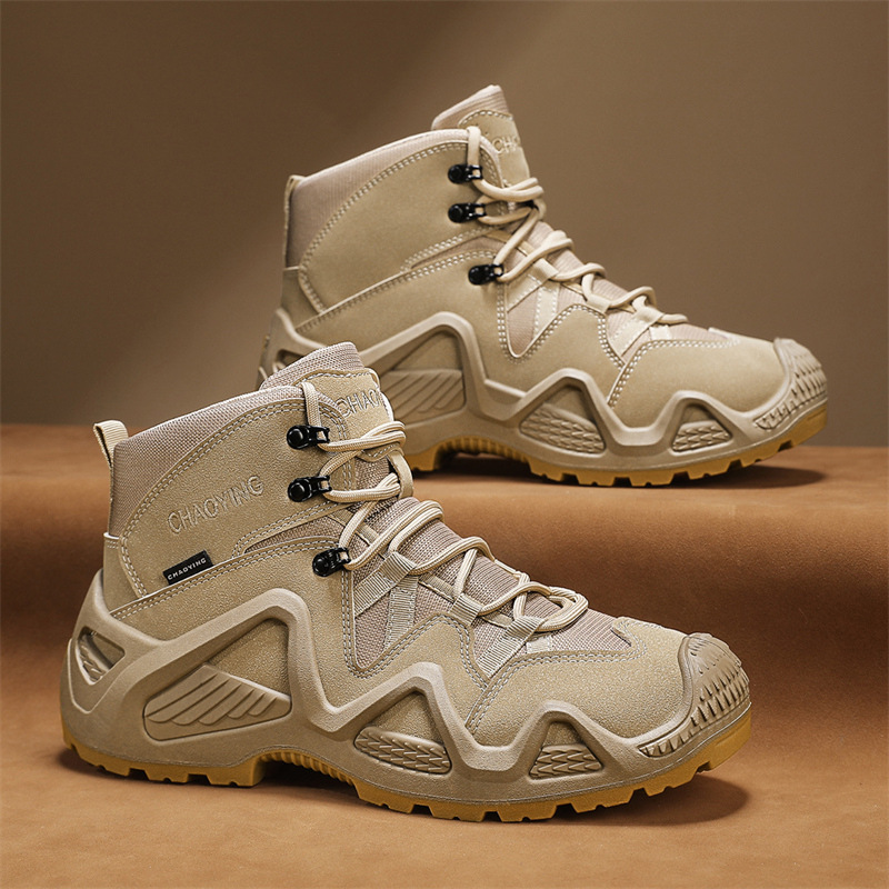 Durable Men Tactical Boots Military Desert Army Boots Waterproof Work Hiking Shoes For Outdoor Use 3