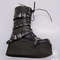Trendy Autumn Women Boots Buckle Wedges Platform Combat Boots Punk Goth Street Style Round Toe Boot 3