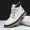 Premium Handmade Men Boots Leather Ankle Winter Shoes For Hiking Outdoor Work Casual Wear With Ant 4