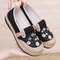 Summer Breathable Embroidered Womens Casual Canvas Shoes Comfortable Flat Shoes For Daily Walking 5