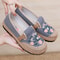 Summer Breathable Embroidered Womens Casual Canvas Shoes Comfortable Flat Shoes For Daily Walking 6