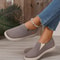 New Womens Breathable Soft Soled Walking Shoes, Lightweight Casual Sports Flats for Outdoor Travel, Boating & Everyday